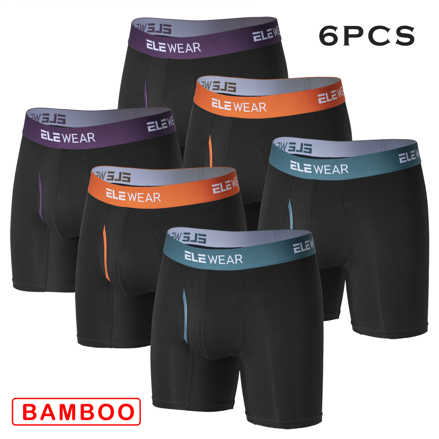 6 pcs Bamboo Men Underwear Wit - Didgeridoo Bamboo incelemesi ve fiyatı
