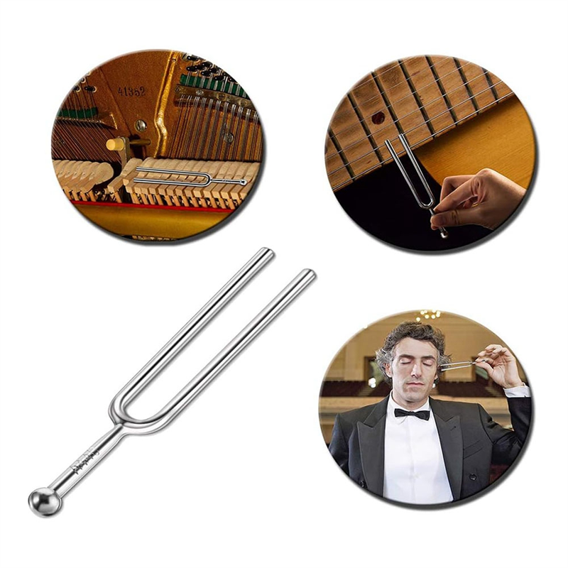 3PCS A440hz Tuning Fork Silver - Musical Instrument Tuning Guitar Tuner. Standard Guitar Tuning incelemesi ve fiyatı