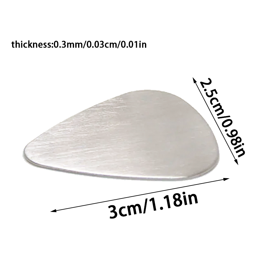 15pcs Mental Guitar Picks, 0.3 - Musical Instrument Gif incelemesi ve fiyatı